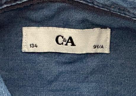 Rifľová košeľa veľ. 134, c&a,134