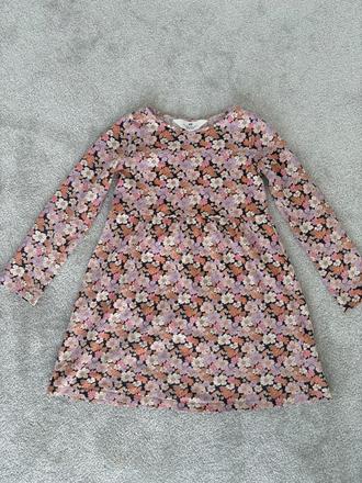 Kvetinkove saty 122/128, h&m,122