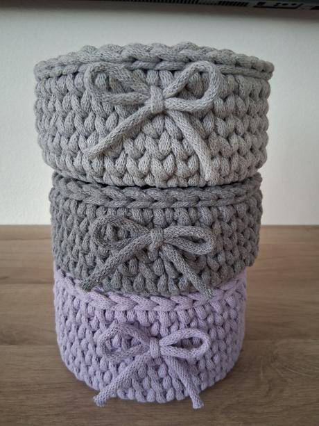 Háčkovaný košík, 