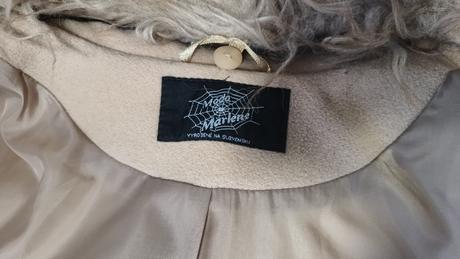 Elegantný dlhý vlnený kabát s kašmírom veľ. 44/46, 44