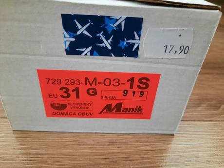 Papuče manik, manik,31