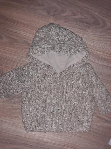 Zateplený svetri + tričko, 62