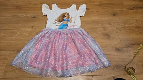 Šaty malá morská víla 128, c&a,128