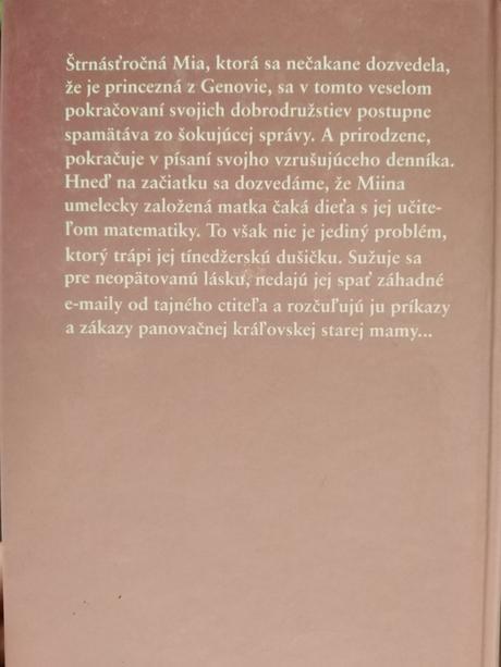 Séria princezná mia, 
