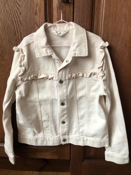 Riflová bunda, h&m,140