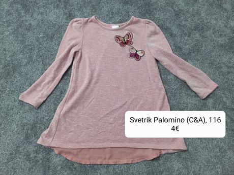Svetrik so satenovou vsadkou, palomino, 116, palomino,116