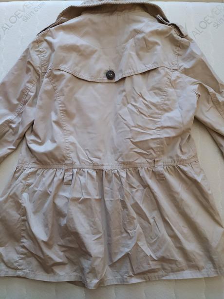 Jarný kabátik kremovy, c&a,xl