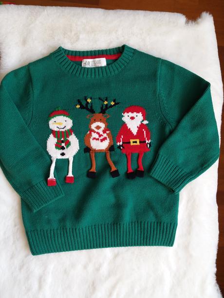 Vianocny sveter, h&m,98