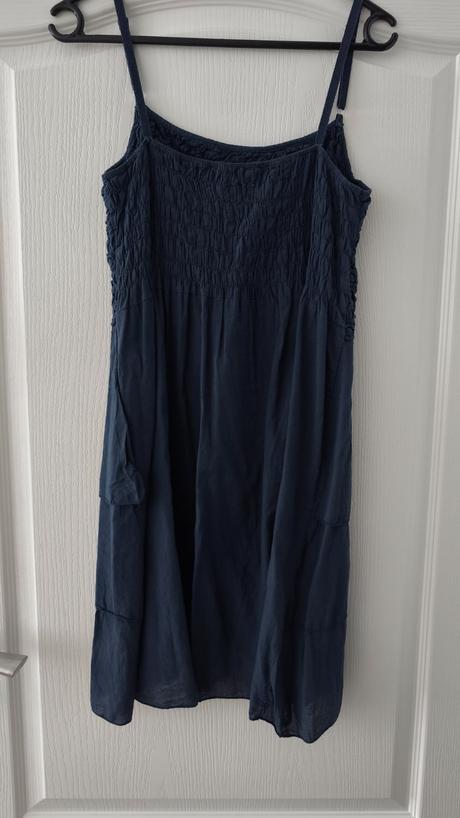 Tmavomodré letné šaty s/m, m