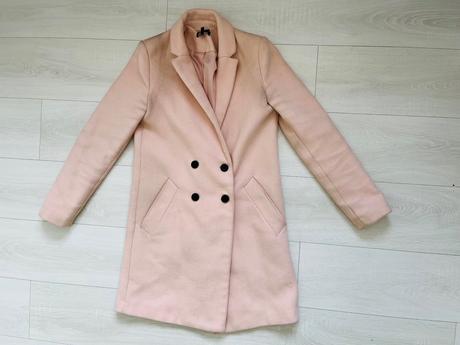 Zara ruzovy kabat, zara,s