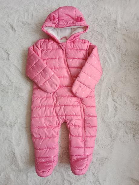 Bodkovaný zimný overal, f&f,74