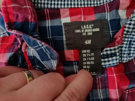 Košeľa, h&m,92