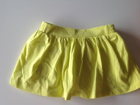 Žltá šortko-sukňa 2t, oshkosh,92