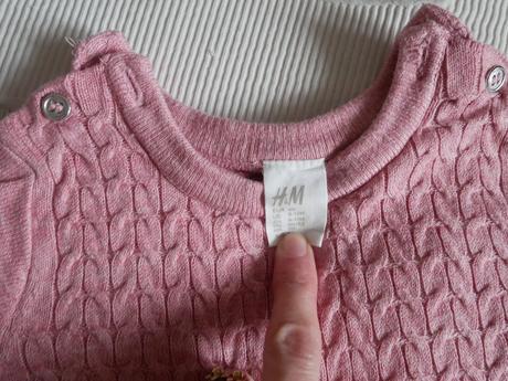 Pletené šaty hm, h&m,80