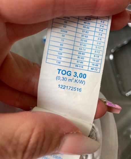 Spací vak sterntaler 3,0 tog 16-48m 110cm, sterntaler