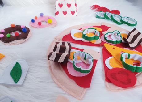 Šité jedlo na hranie,