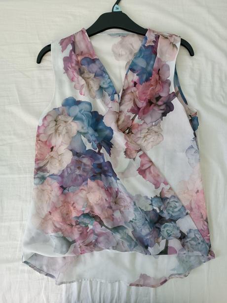 Kvetinová blúzka, h&m,s