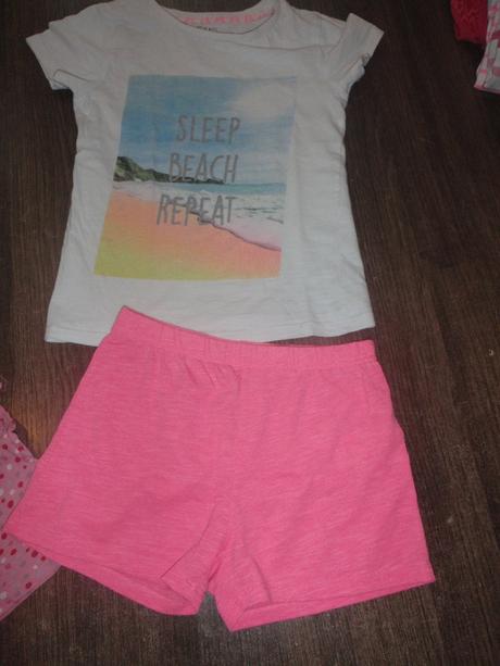 2x krátke pyžamo, f&f,116