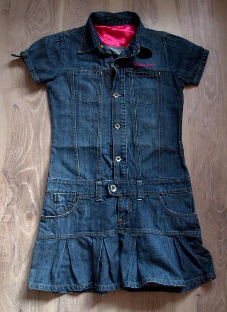 Riflové šaty vingino na 12r, 152