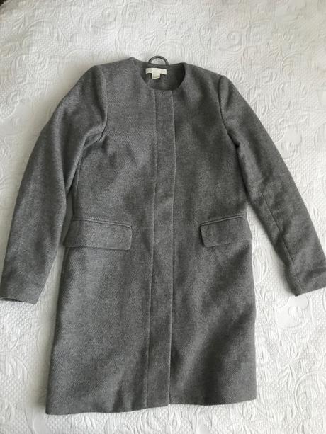 Vlneny kabát h&m, h&m,xs