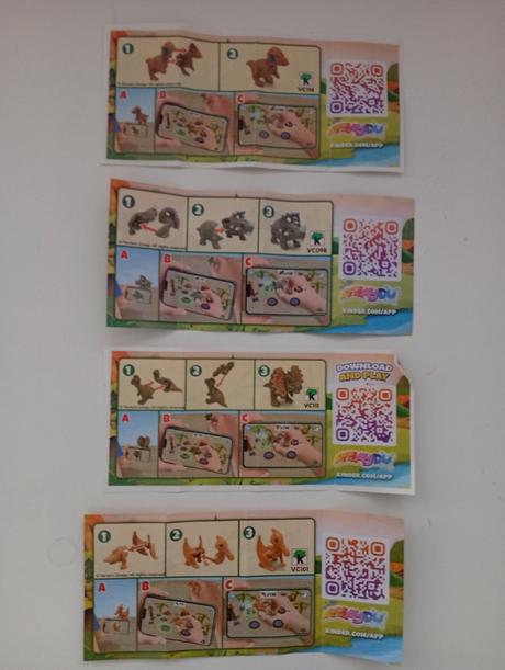 Kinder papieriky,