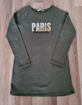 Šaty zelené, h&m,158