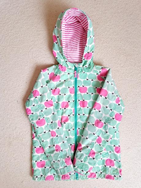 Prechodná bunda s kapucňou, mini boden,152