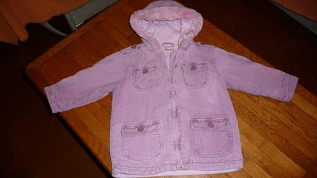 Teplá mendžestrová bundička pre princezné, next,98