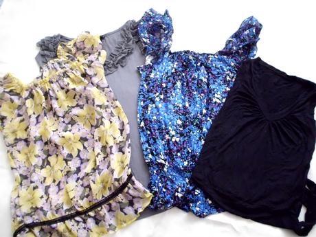 4 ks ľahké topy s-m, m