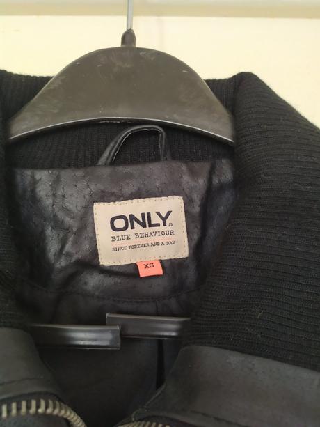 Pravá kožená bunda only veľkosť xs, only,s