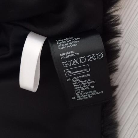 Kožušinkové bolerko, h&m,122