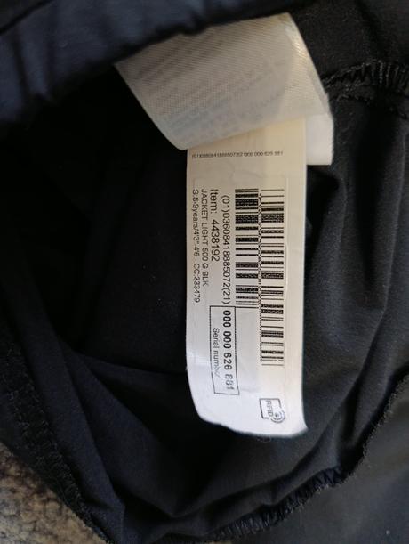 Ľahká bunda, decathlon,134