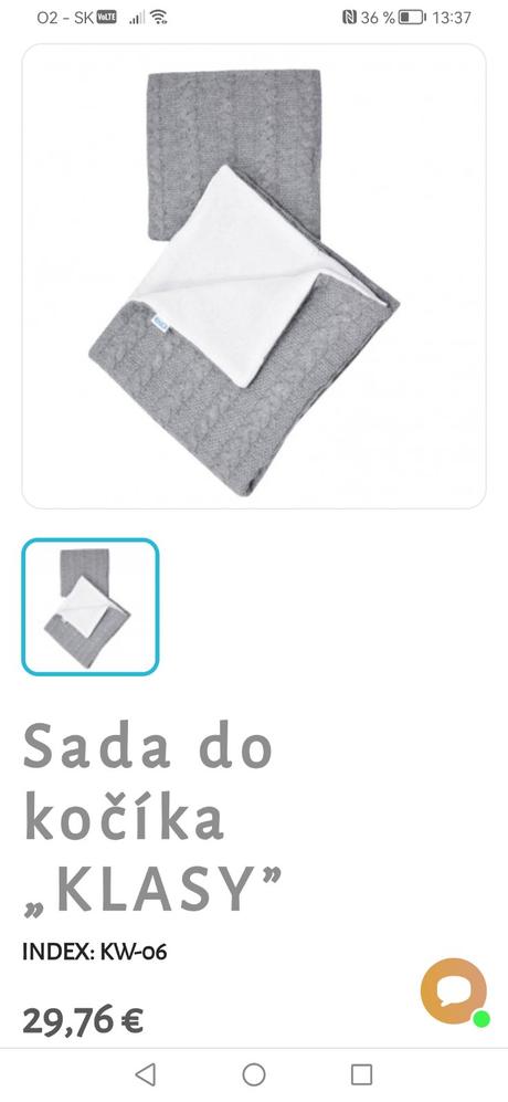 Set do postieľky/kočíka, 