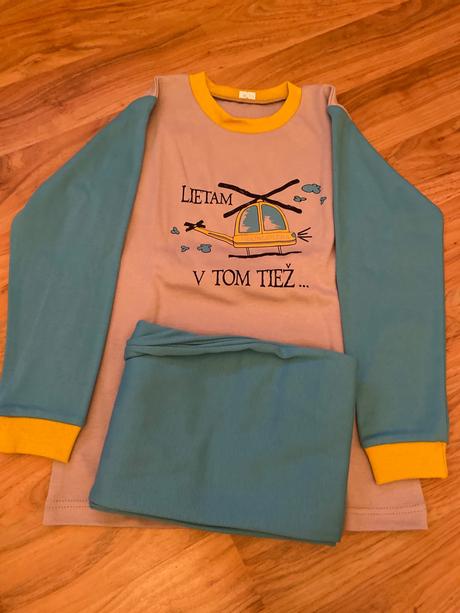 Pyžamko 134 rôzne slov. výrobok, 134