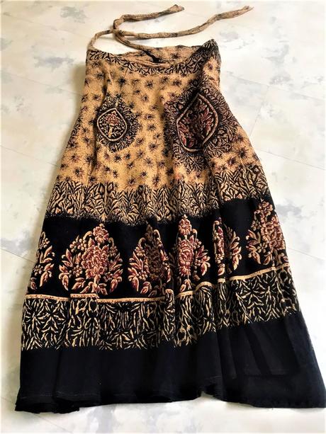 Zavinovacia indická sukňa, xl