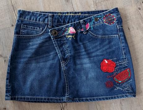 Rifľová minisukňa desigual, desigual,36