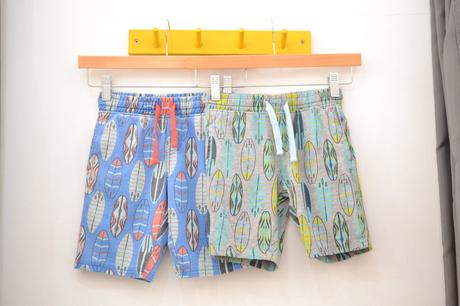 Detské farebné kraťasy 2 ks 110, 110