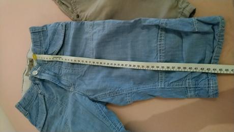 Kraťasy rifľové 116/122, h&m,116