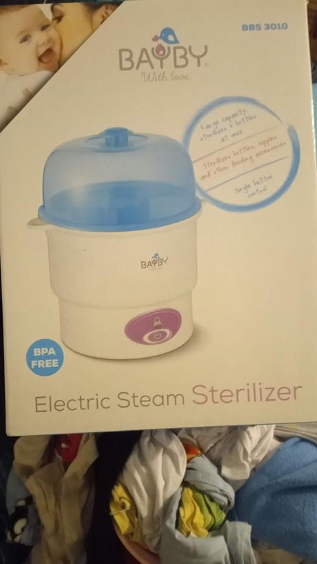 Elektricky sterilizator, bayby