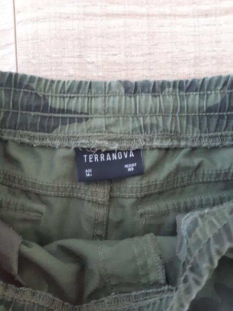 Maskáčové nohavice, terranova,164