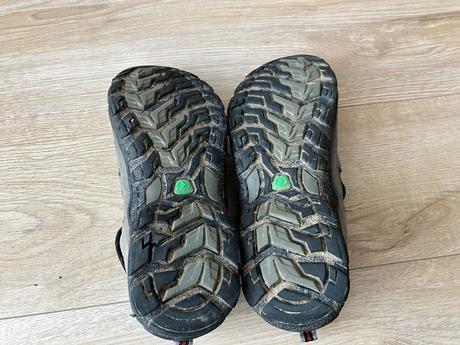 Kožené turistické topánky, karrimor,36