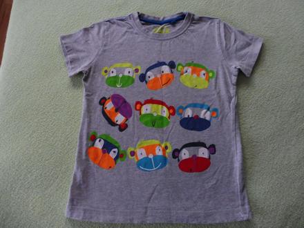 Šedé opičkové tričko 110 next, next,110