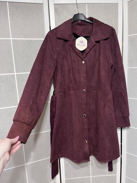 Dámske bordove semisove šaty, m / s