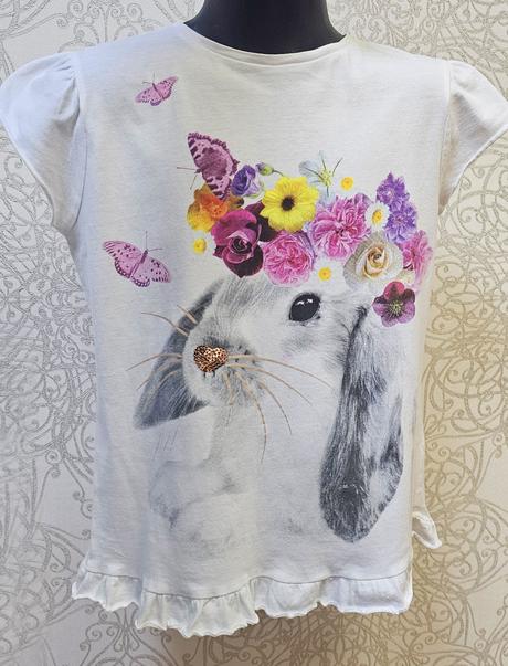 Tričko so zajačikom, f&f,152