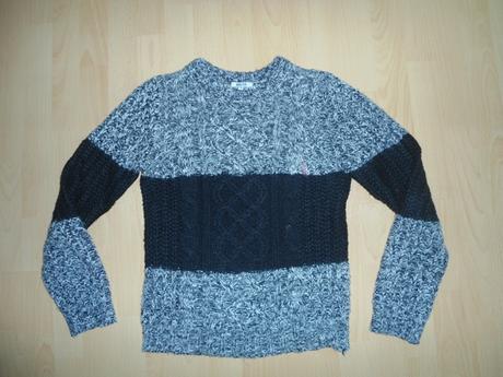 Čierno - sivý sveter, gate,m