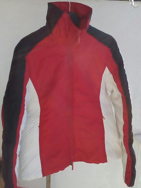 Športová červená vetrovka m, terranova,m