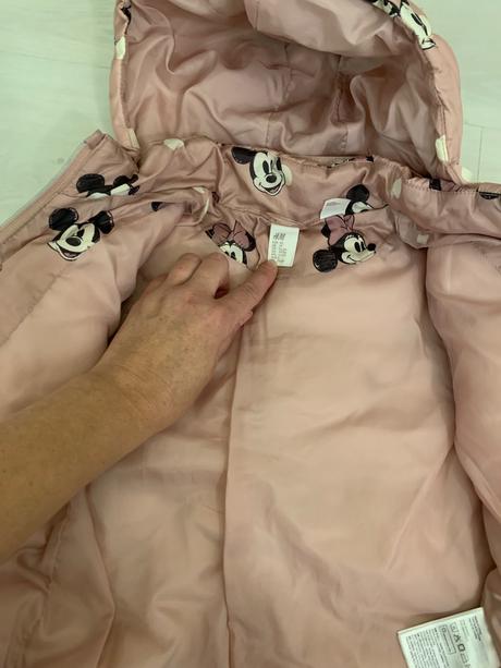 Zimna bunda minie, h&m,92