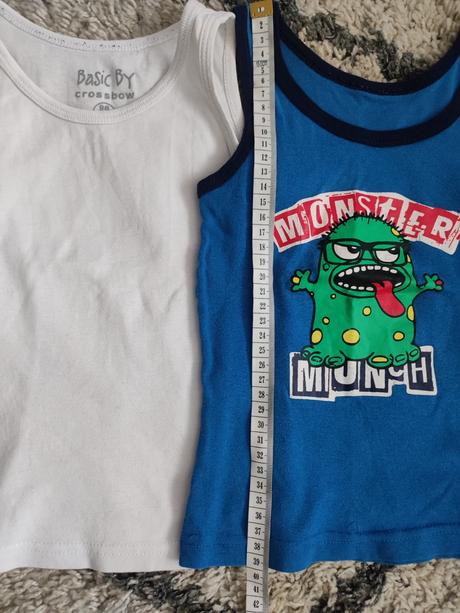 Bavlnené tielka 2ks 98/104, 98