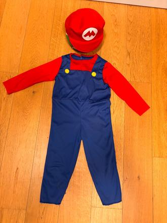 Detský kostým super mario 3-4 roky,
