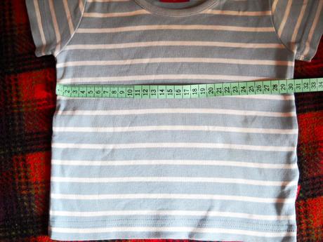 Páskované tričko, h&m,86